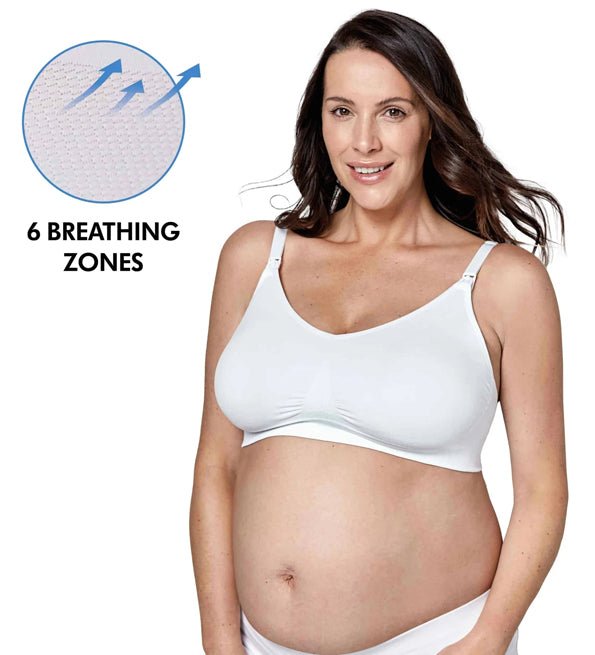 Medela Soutien-gorge de grossesse et d’allaitement Keep Cool Ultra Blanc S, M, L, XL – Image 2