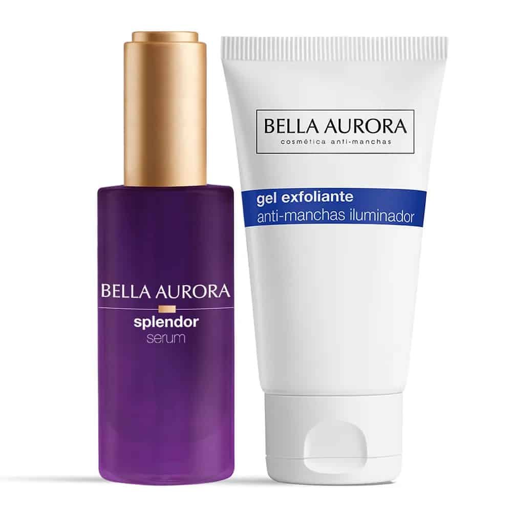 BELLA AURORA Coffret Serum Splendor Illum Nuit = Gel Exfoliant 100ml Anti taches – Image 2