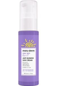 MARUDERM SPF50+ PA++++ CREME SOLAIRE ANTI BLEMISH 50ML