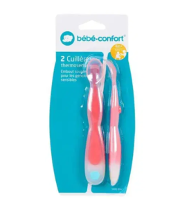 BEBE CONFORT 2 CUILLERES SOUPLES THERMOSENSIBLES REF3105206400 4M+