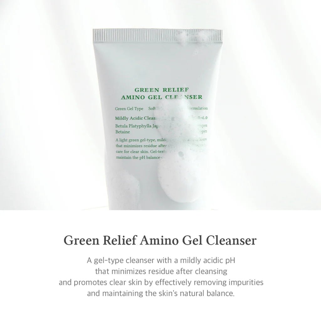 DR ALTHEA GREEN RELIEF AMINO GEL CLEANSER 100 ML – Image 2