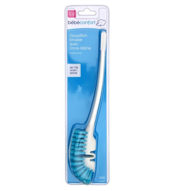 Bebe Confort – Goupillon brosse avec rince tétine – Bleu