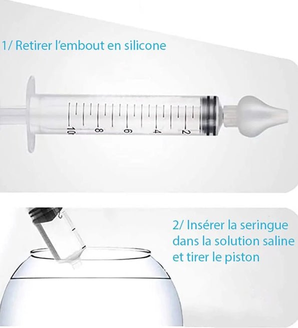 L2N Pharma Lot de 2 Seringues Bébé pour Lavage Nasal Grenouille – Image 4