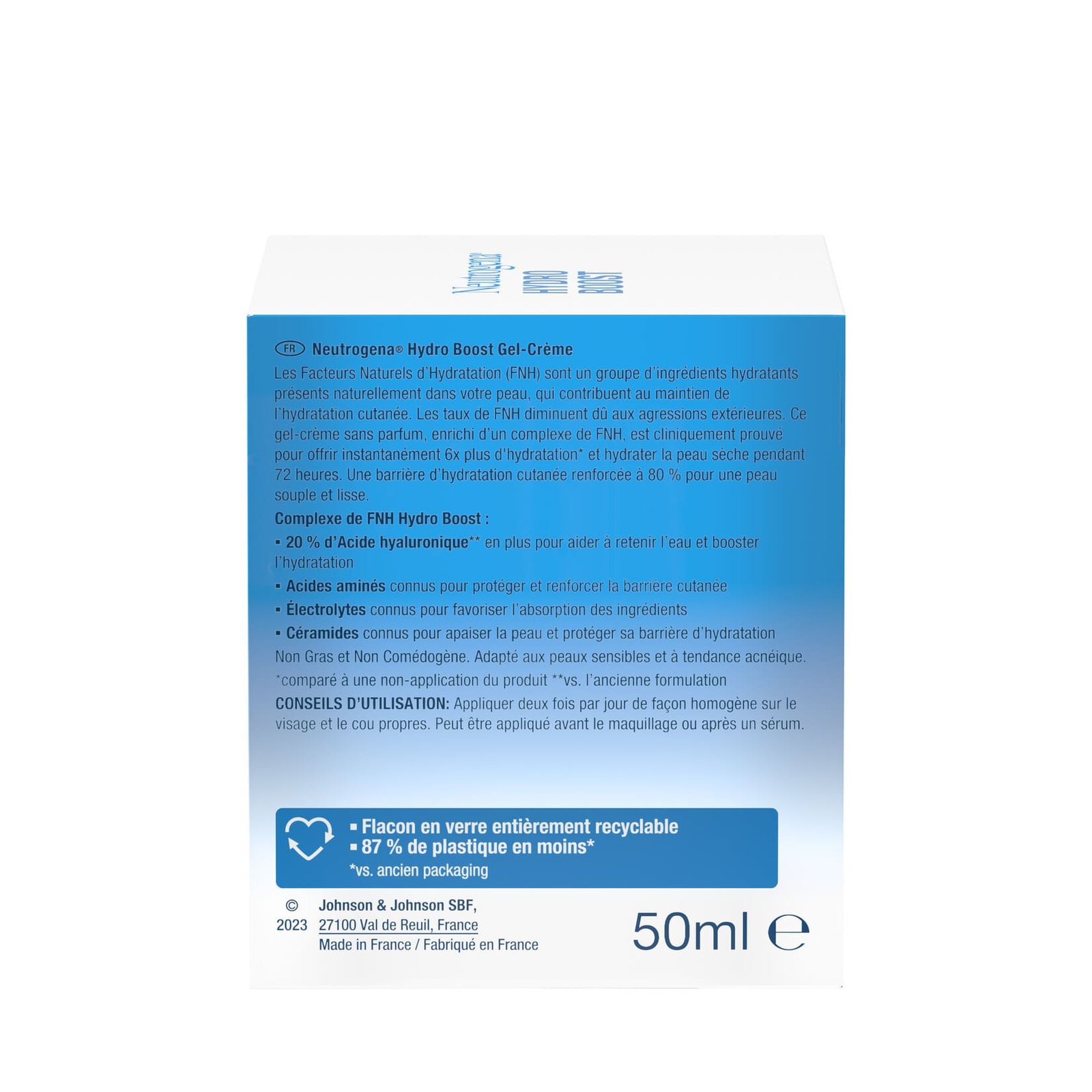 NEUTROGENA HYDRO BOOST HYDRATANT GEL-CREME POT 50ML – Image 10