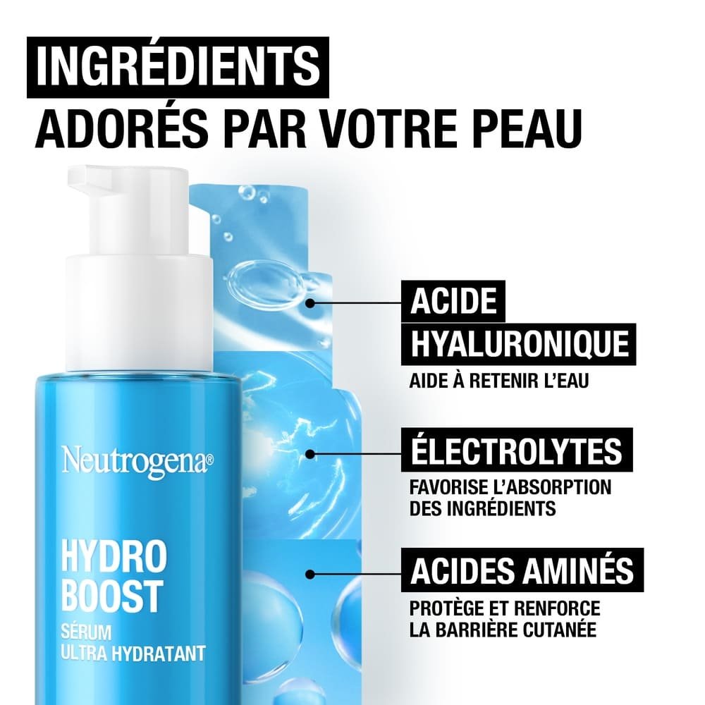 Neutrogena Hydro Boost Sérum Visage Hydratant Acide Hyaluronique 30ml – Image 2