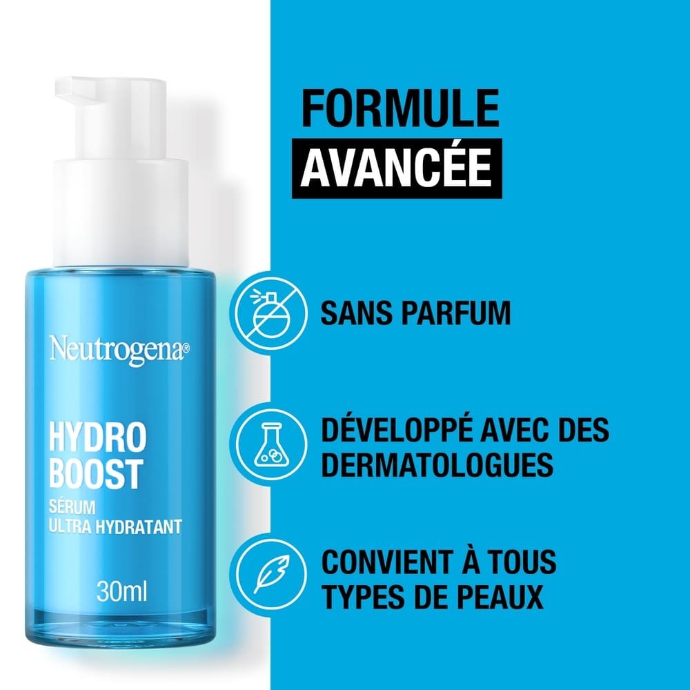 Neutrogena Hydro Boost Sérum Visage Hydratant Acide Hyaluronique 30ml – Image 3