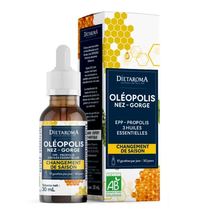 DIETAROMA Oléopolis nez-gorge gouttes 30ml