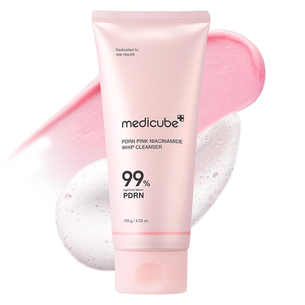 MEDICUBE PDRN PINK NIACINAMIDE WHIP CLEANSER 120G – Image 2