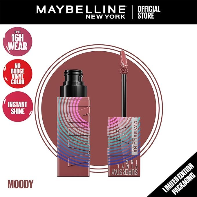 MAYBELLINE SUPER STAY VINYL INK LIQUID LIP COLOR LTD EDITION MUSIC COL – Image 6
