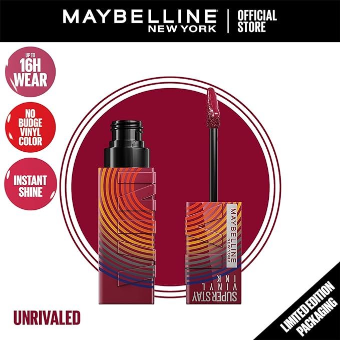 MAYBELLINE SUPER STAY VINYL INK LIQUID LIP COLOR LTD EDITION MUSIC COL – Image 5