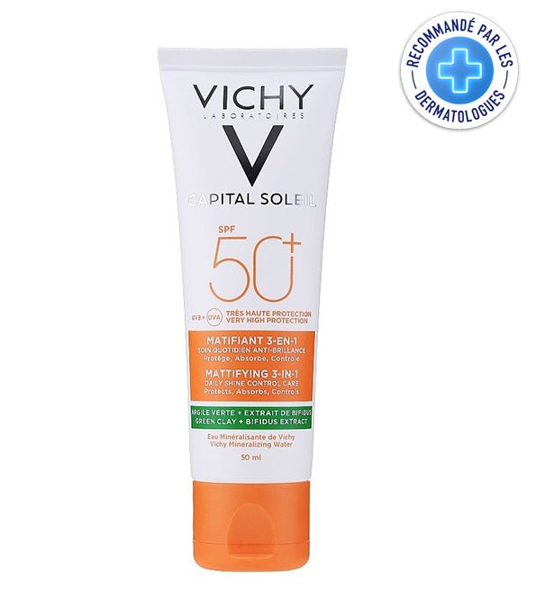 Vichy capital soleil creme solaire matifiante 3en1 spf50+ 50ml