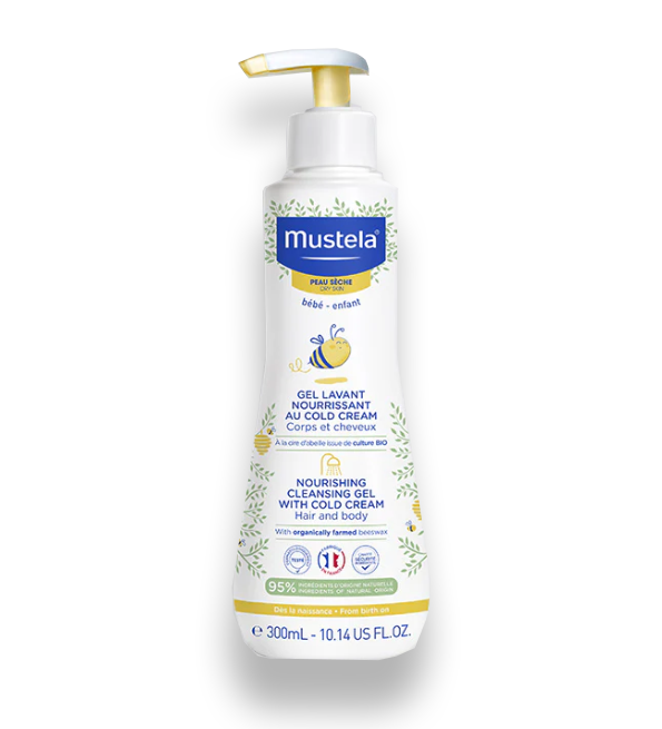 Mustela gel lavant nourrissant au cold cream – 300 ml