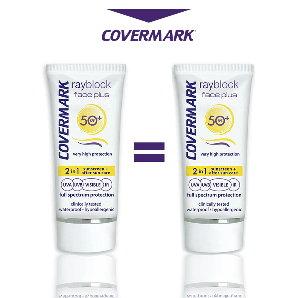 COVERMARK PACK RAYBLOCK FACE PLUS VISIBLE OILY ACNEIC SPF50+ 50ML *2