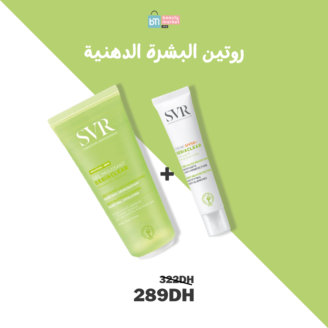 SVR SEBIACLEAR Gel Moussant 200 ML + SEBIACLEAR SPF 50 40ML