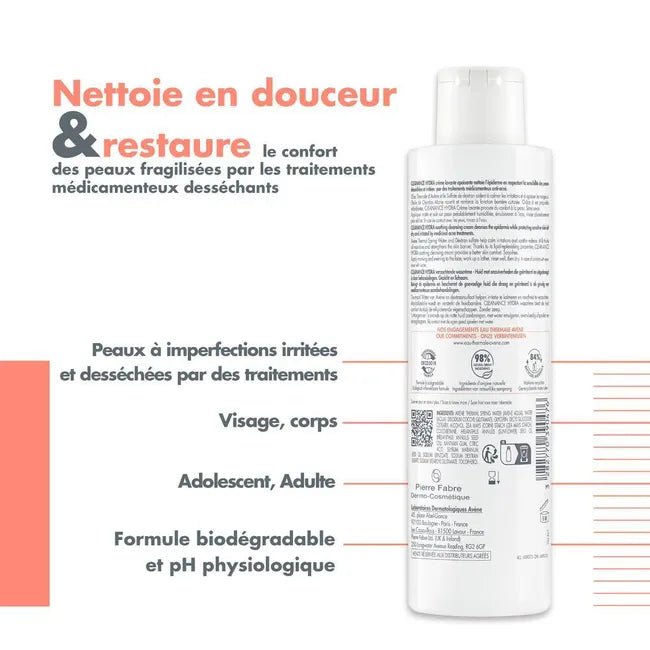 Avène - cleanance hydra crème lavante apaisante 200 ml – Image 3