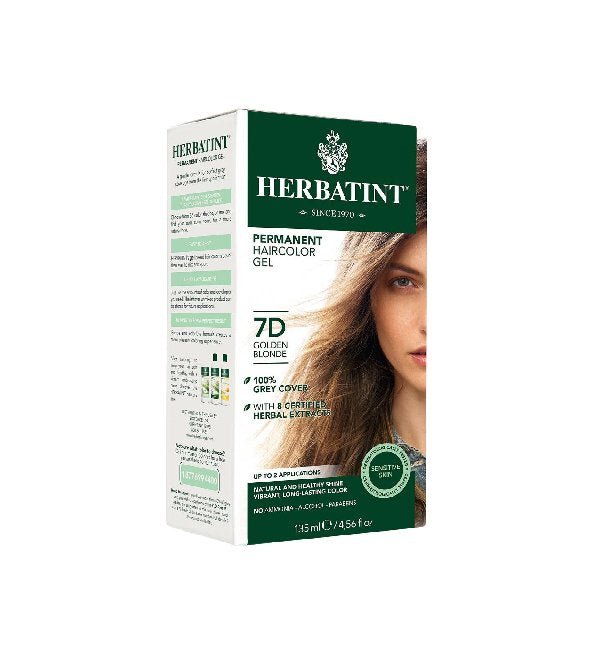 Herbatint Soin Colorant Permanent 7D golden blonde