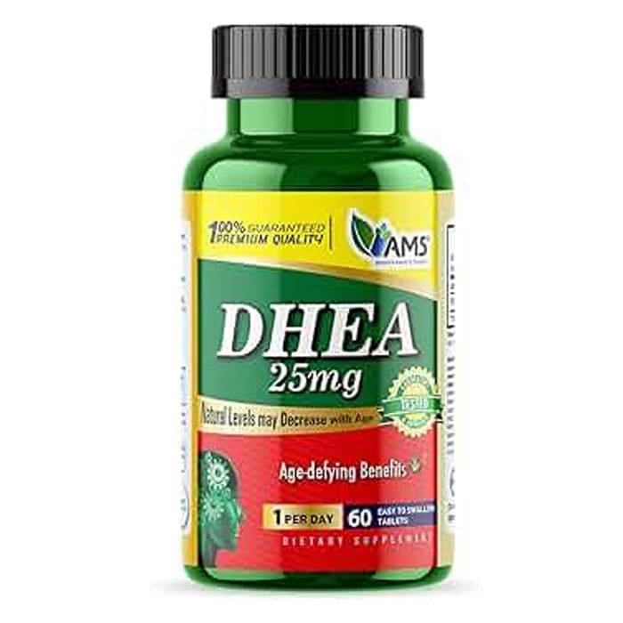 AMS DHEA 25 MG 60 CAPSULES