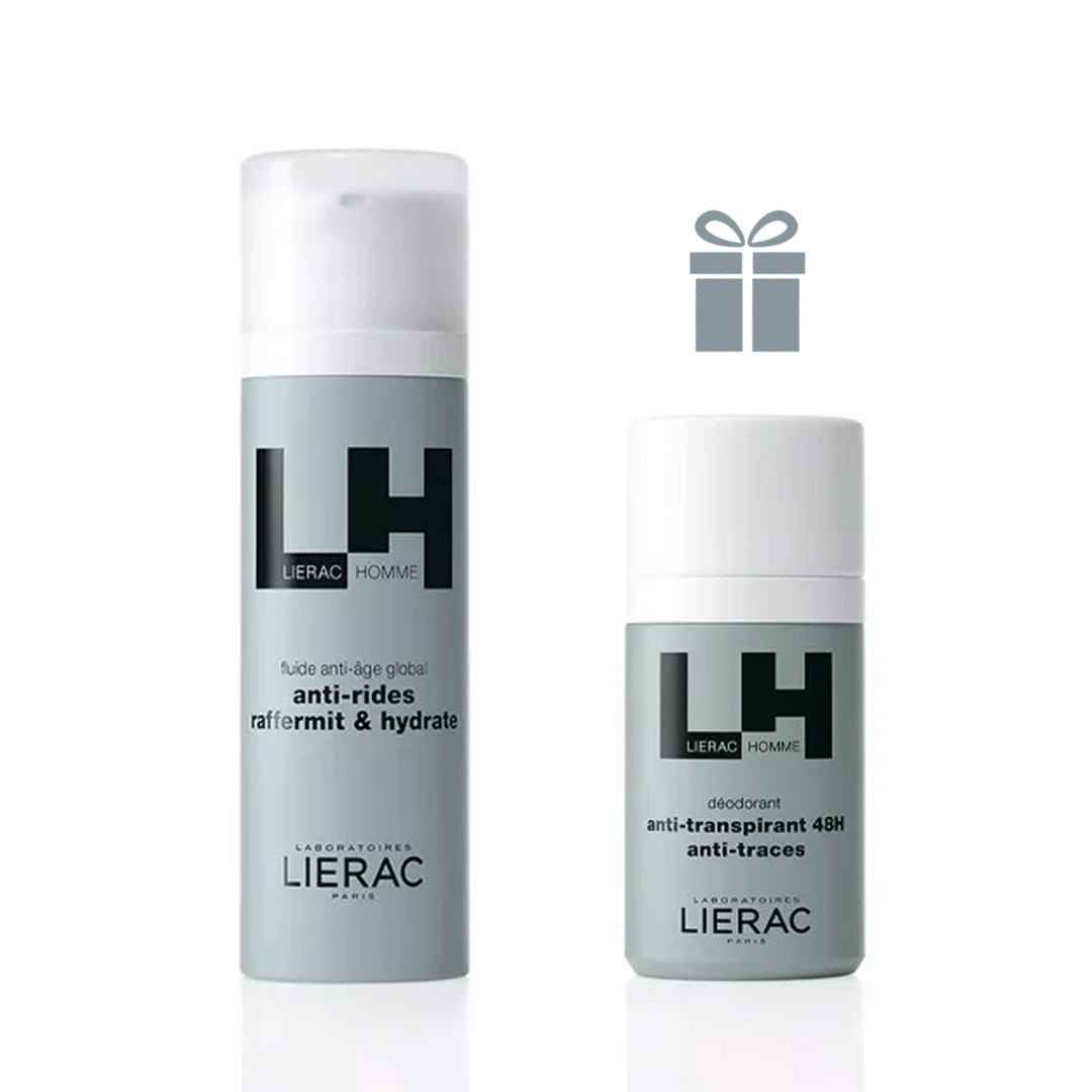 Lierac Coffret Homme Fluide Anti-Âge + Déodorant Offert – Image 2