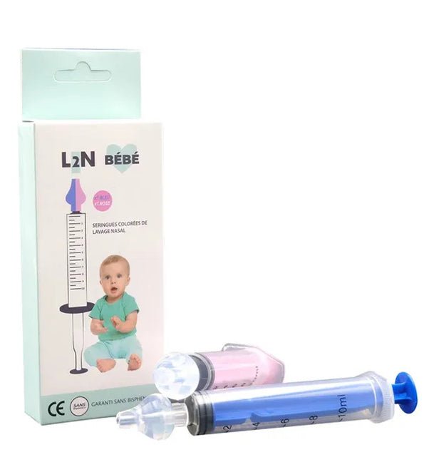 L2N Pharma Seringues nasales bébé colorées 10ml