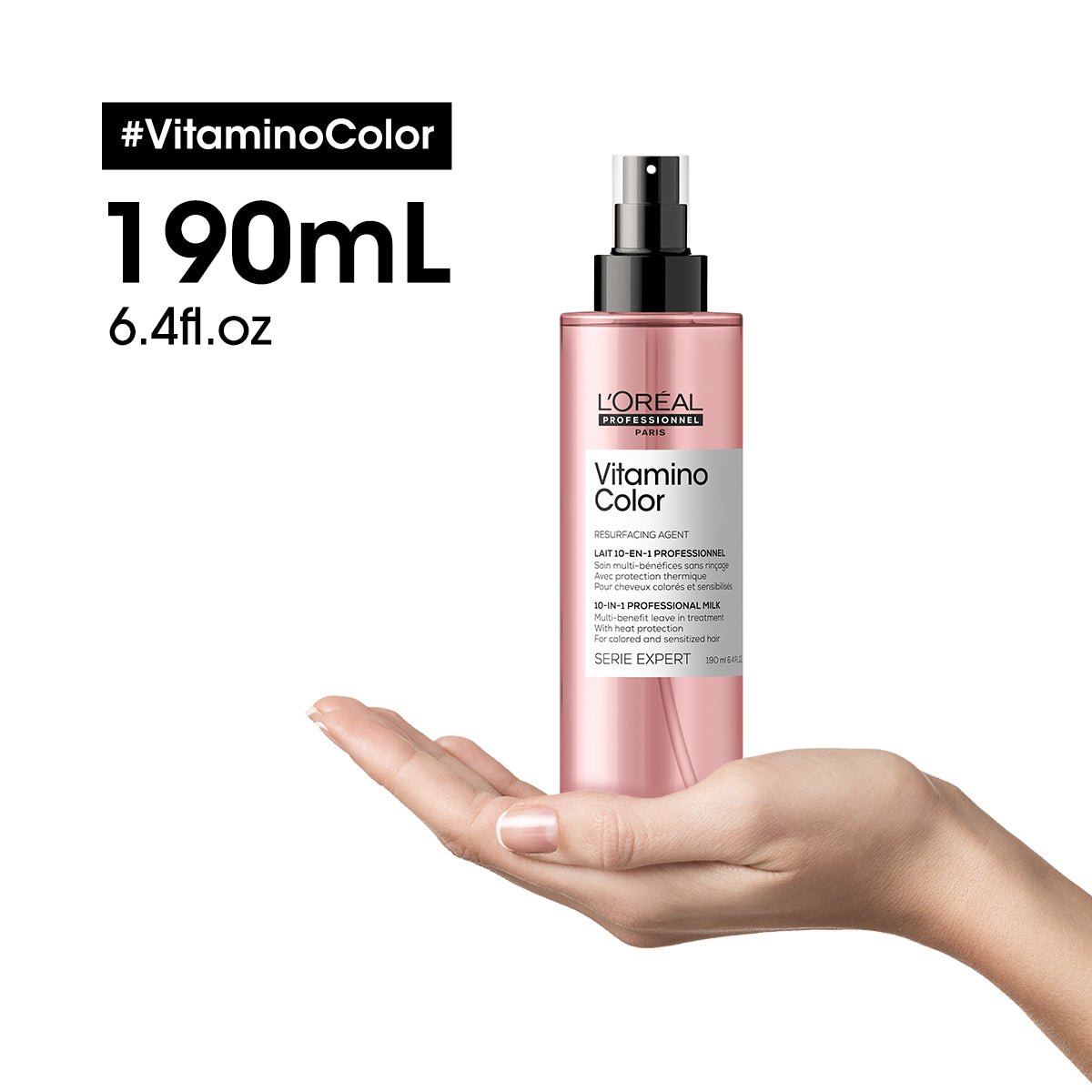 L'Oréal Professionnel vitamino color lait 10 en 1 professionnel 190ml – Image 2