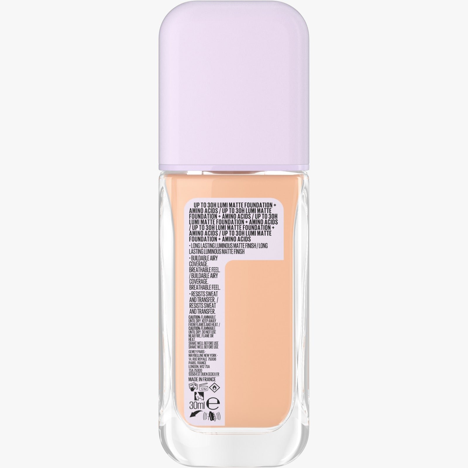 MAYBELLINE SUPERSTAY LUMI MATTE FOND DE TEINT 108 – Image 3