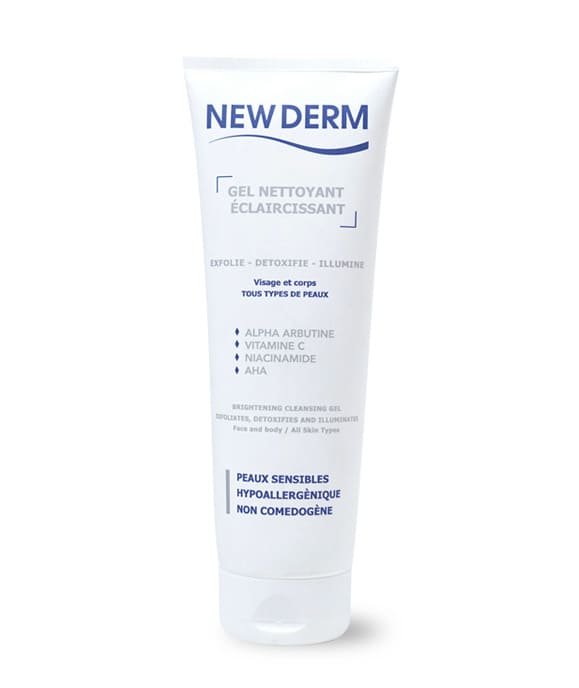 New Derm Gel Nettoyant Eclaircissante 250ml