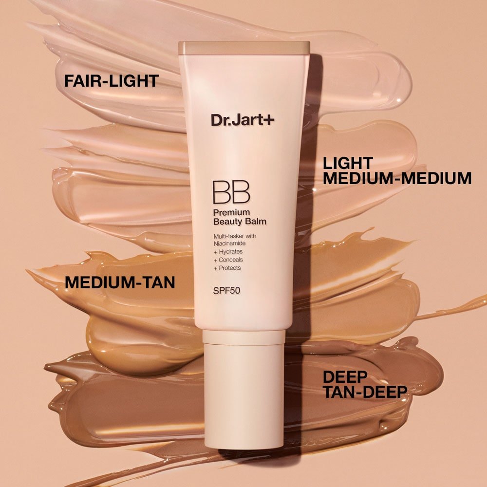 DR JART+ BB PREMIUM BAUME DE BEAUTÉ SPF50 Claires 01 Fair Light 40ml – Image 4