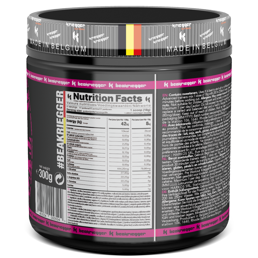 Kriegger PRE WORKOUT X-PRESS 300g – Image 2