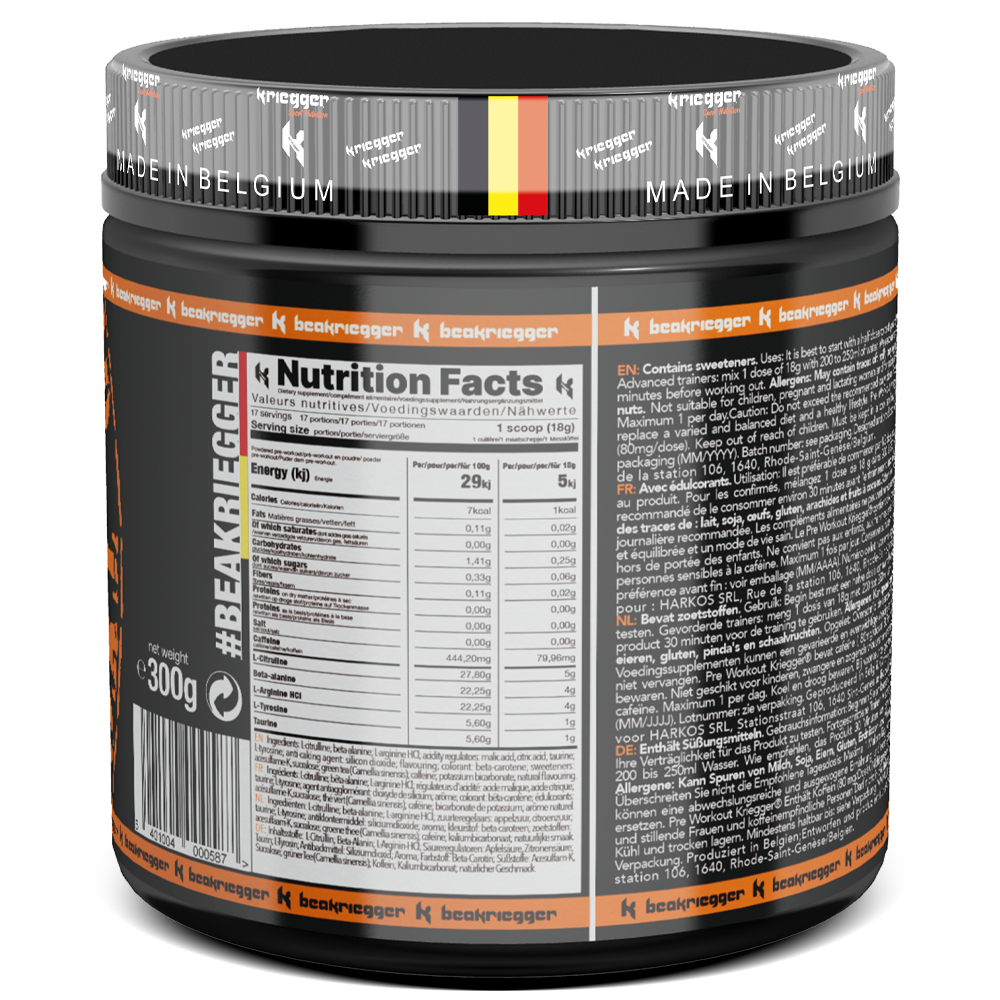 Kriegger PRE WORKOUT X-PRESS 300g – Image 5
