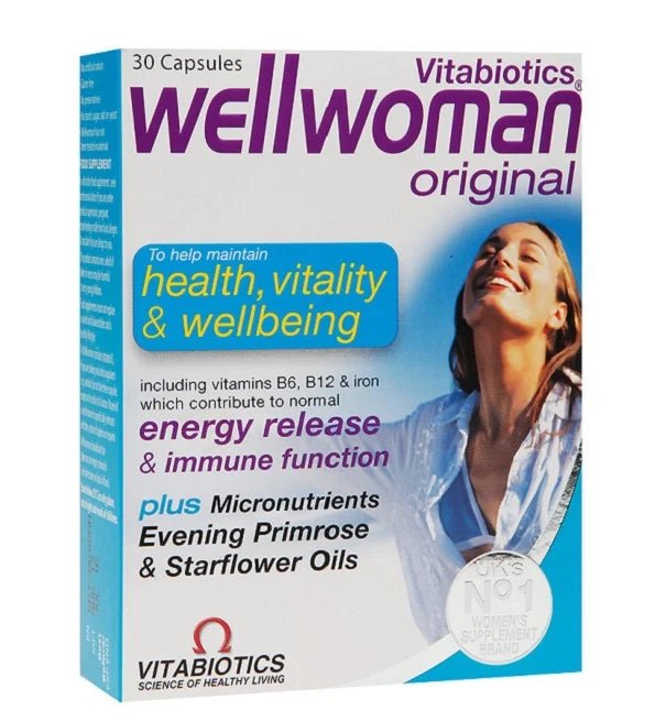 VITABIOTICS WELLWOMAN ZINC ORIGINAL 30 CAPSULES